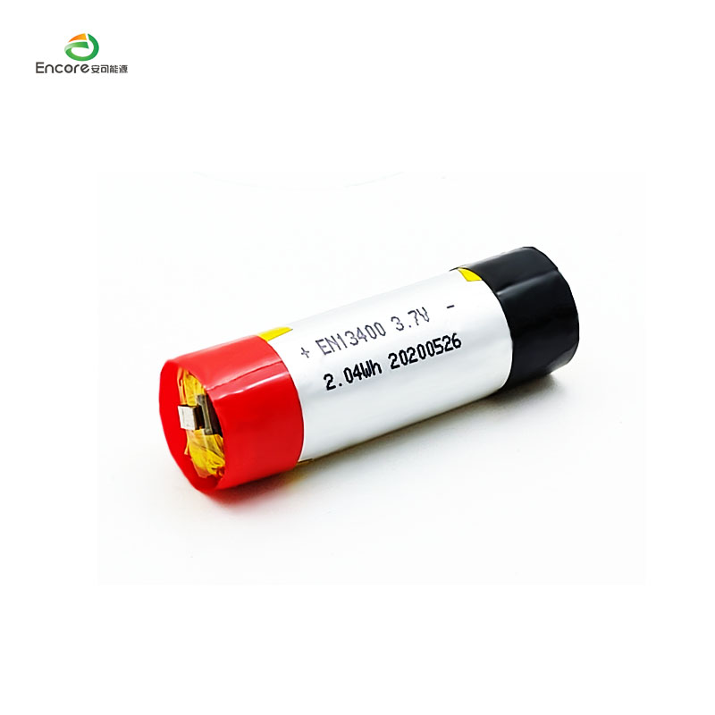 13400 Κυλινδρική μπαταρία 550mah lipo