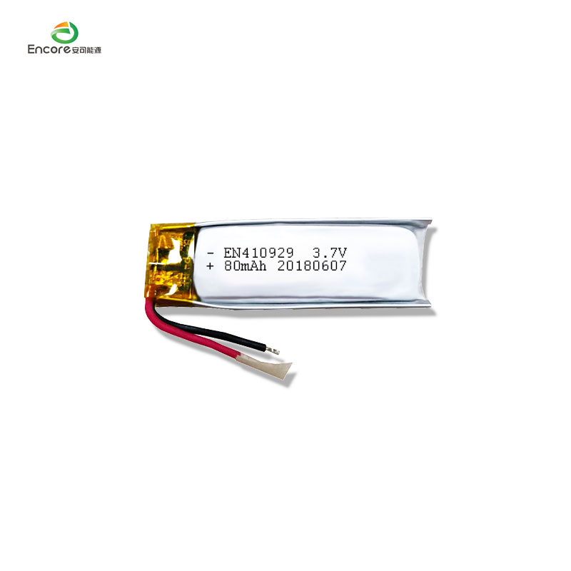 3 7v 80mah εξαιρετικά λεπτές μπαταρίες μικροφώνου-ακουστικού Bluetooth