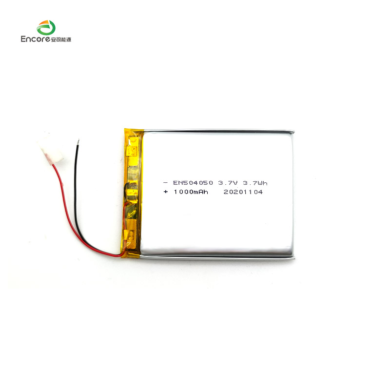 504050 3,7v 1000mah lipo JST μπαταρία πολυμερούς λιθίου για φορητή συσκευή ανταλλαγής με UL